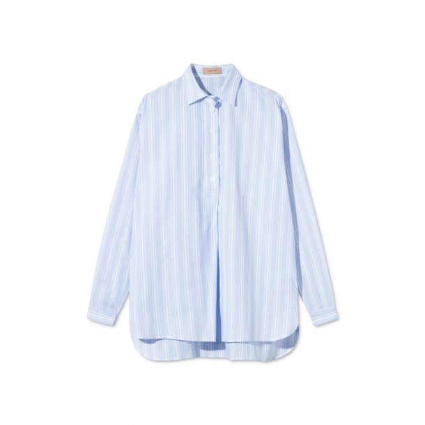 imod Ristede Modish Rue De Tokyo Shiloh Shirt - Light Blue/White - Rue De Tokyo - Buhl Fashion