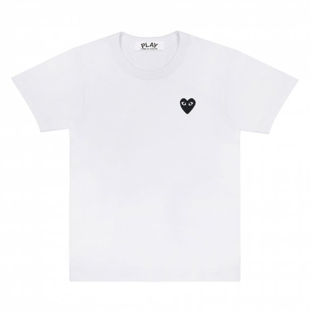millimeter Antipoison Udgravning Comme des Garçons PLAY T-Shirt Herre - hvid med sort hjerte - Comme des  Garçons - Buhl
